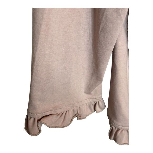 NWT Grace Karin Womens Open Front Cotton Stretch Cardigan Ruffle Trim XL Pink - Picture 2 of 6